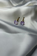 BOUCLE D’OREILLE POURPRE
