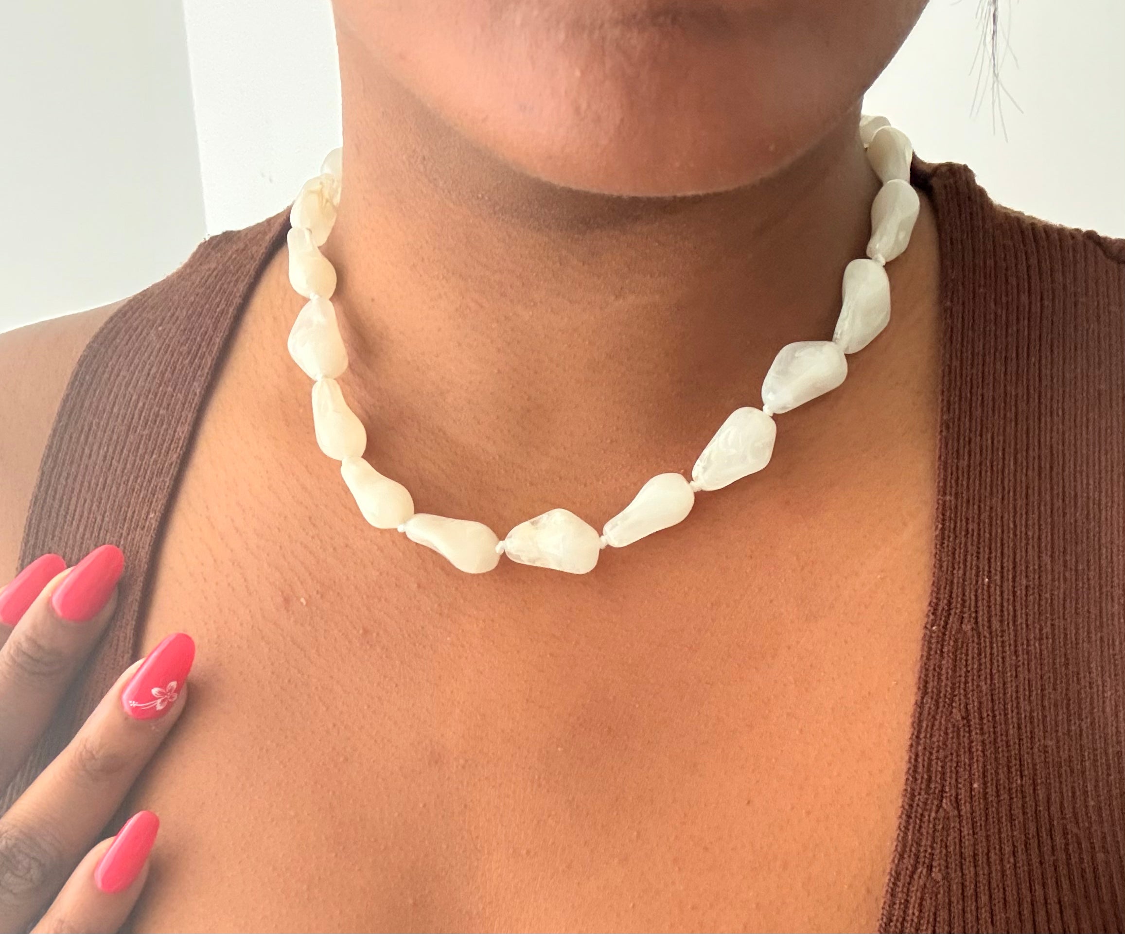 COLLIER PERLE DUNE