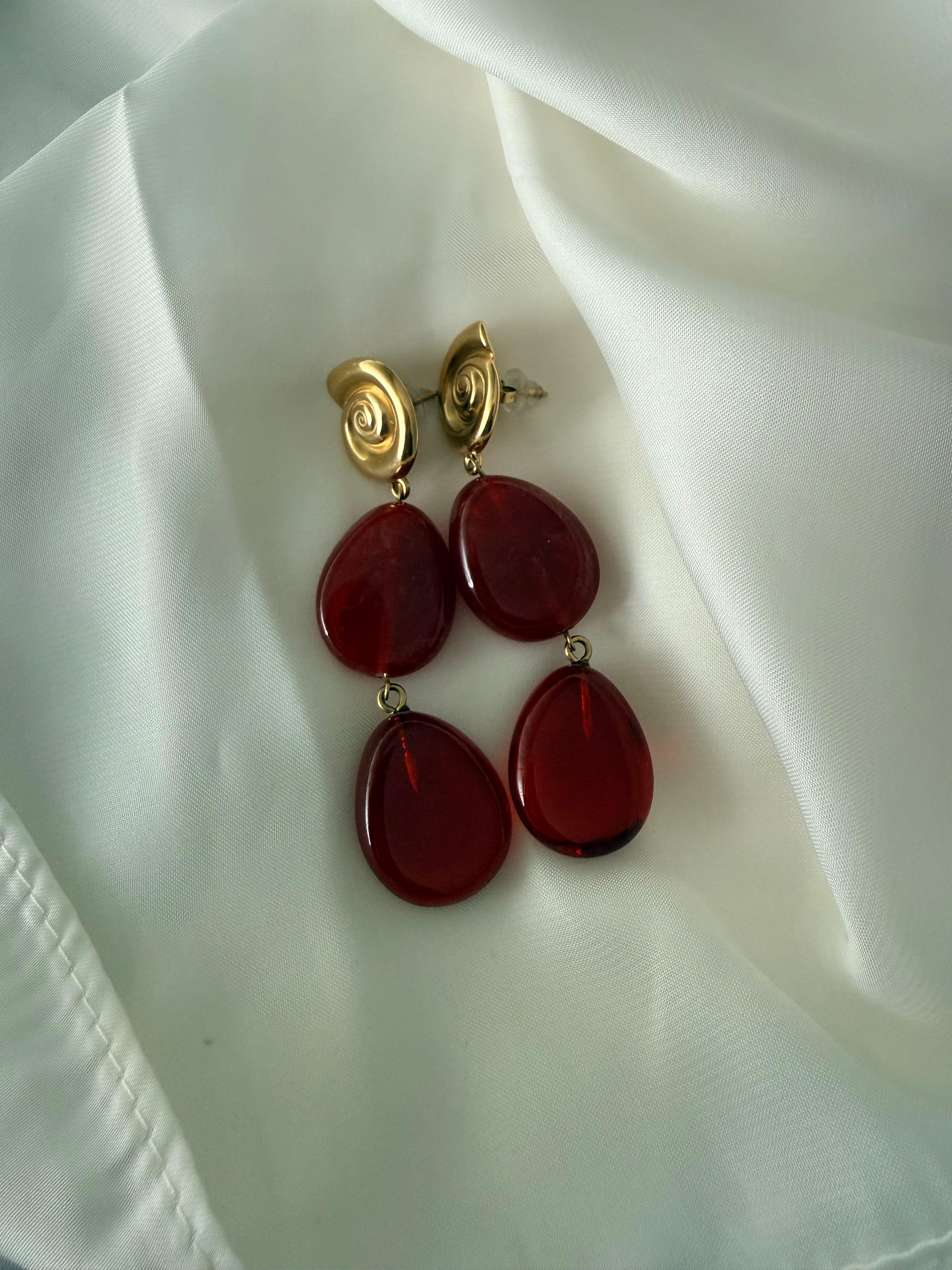 BOUCLE D'OREILLE COQUILLAGE