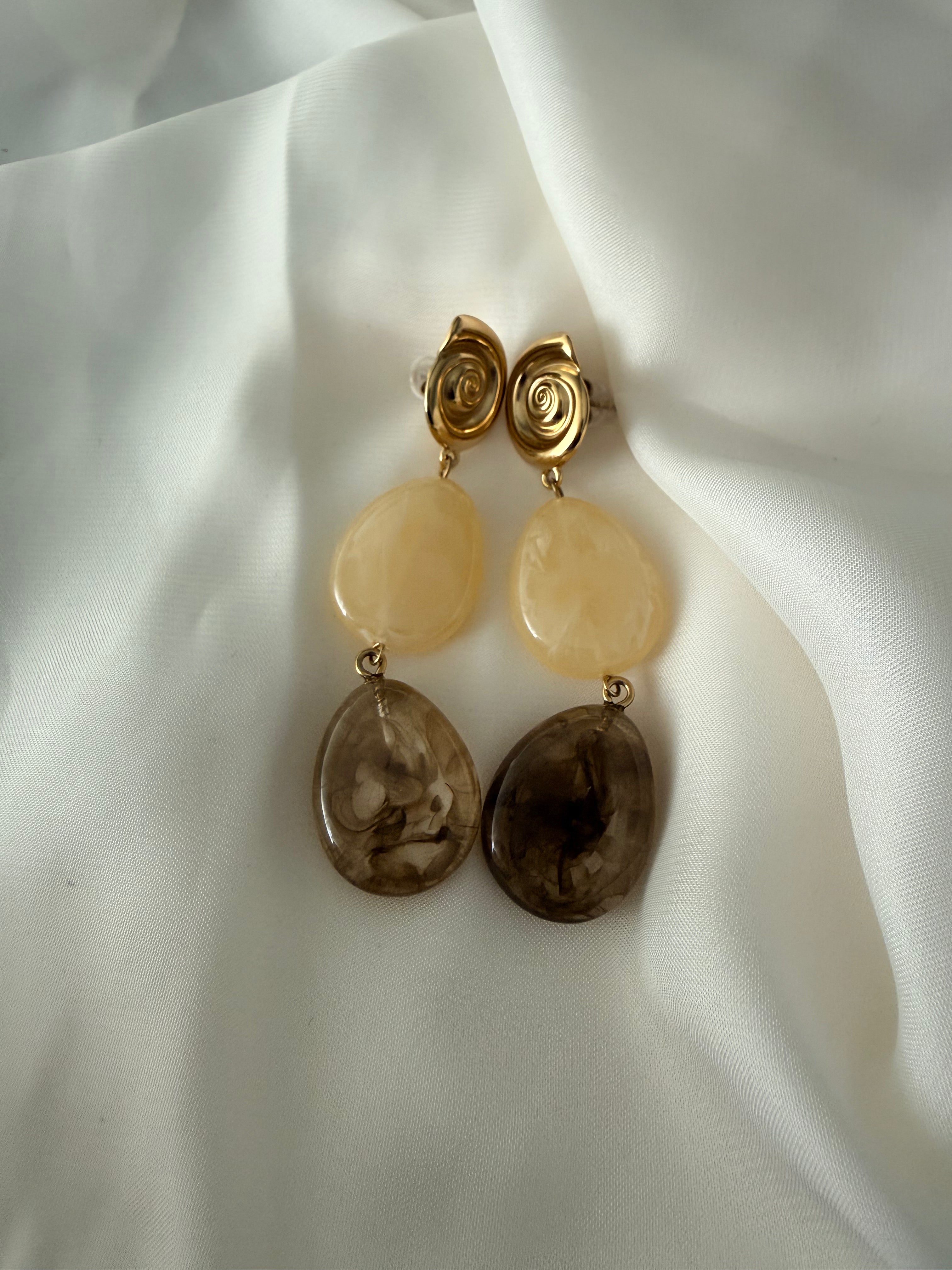 BOUCLE D'OREILLE COQUILLAGE
