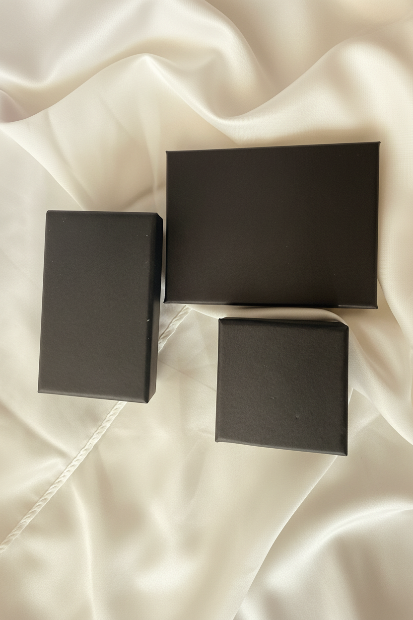 Boite à bijoux Noir pour la fête des mères